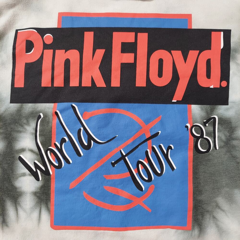 Pink Floyd Hoodie Mens Large Tie-Dye A Momentary Lapse Of Reason World Tour '87